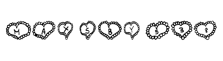 AEZ Lacy Hearts  Free Fonts Download