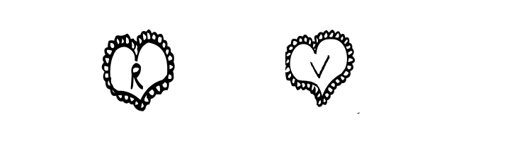 AEZ Lacy Hearts  Free Fonts Download