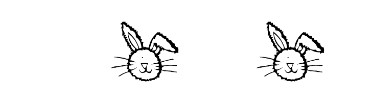 AEZ bunnies  Free Fonts Download