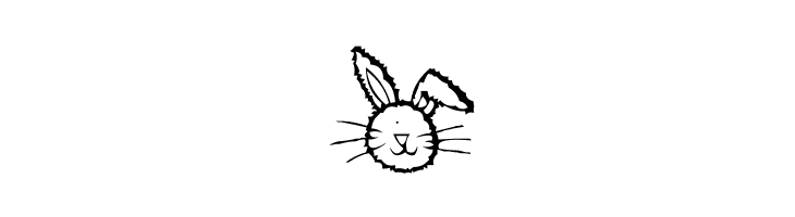 AEZ bunnies  Free Fonts Download