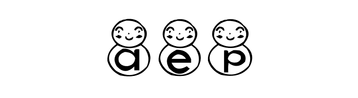 AEZ snowman  Free Fonts Download