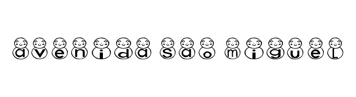 AEZ snowman  Free Fonts Download