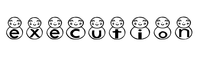 AEZ snowman  Free Fonts Download