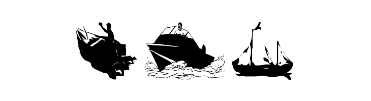 AEZ boats  Free Fonts Download