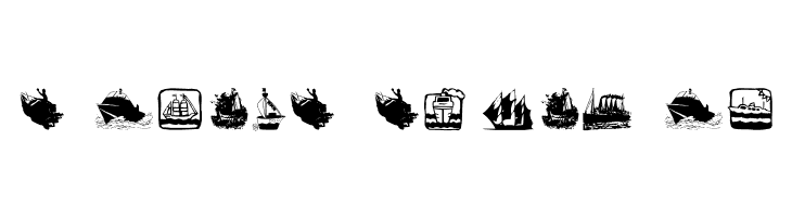 AEZ boats  Free Fonts Download