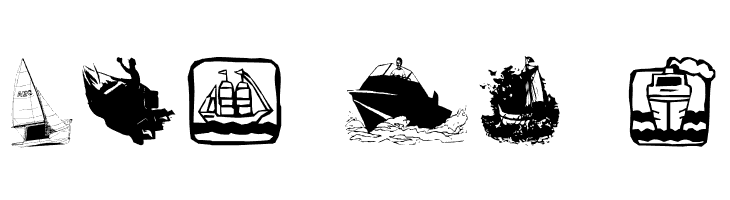 AEZ boats  Free Fonts Download