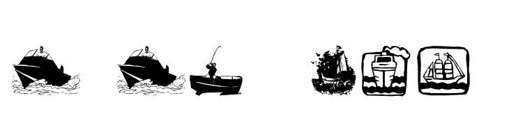 AEZ boats  Free Fonts Download
