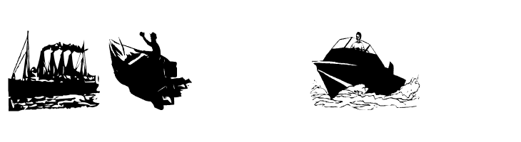 AEZ boats  Free Fonts Download