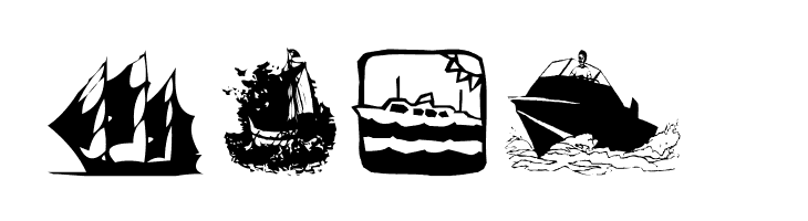 AEZ boats  Free Fonts Download