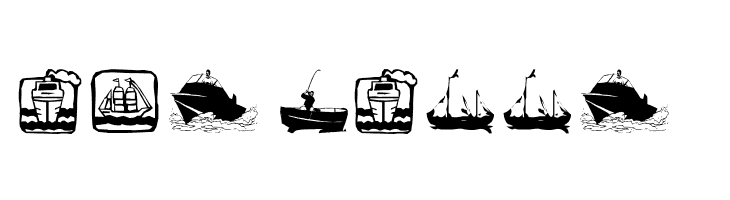 AEZ boats  Free Fonts Download