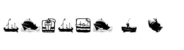 AEZ boats  Free Fonts Download