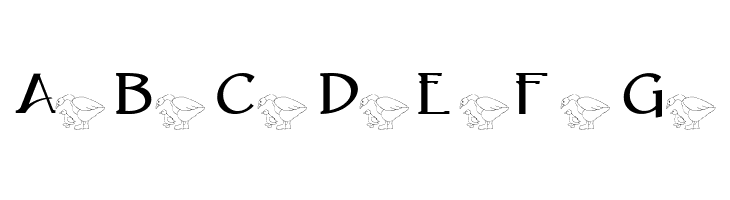 AEZ mother daughter ducks  Free Fonts Download