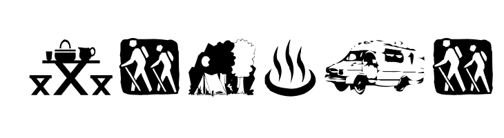 AEZ camping  Free Fonts Download