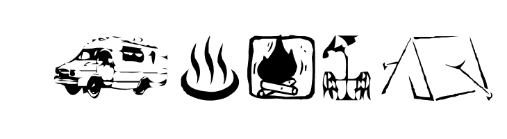 AEZ camping  Free Fonts Download