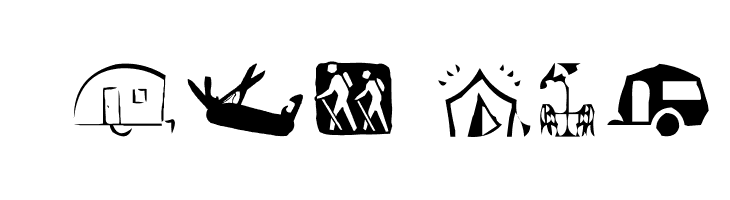 AEZ camping  Free Fonts Download