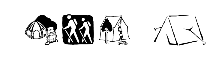 AEZ camping  Free Fonts Download