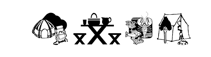 AEZ camping  Free Fonts Download