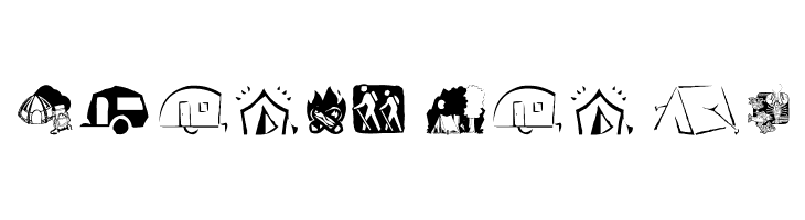 AEZ camping  Free Fonts Download