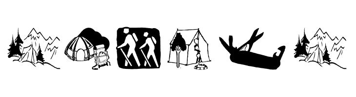 AEZ camping  Free Fonts Download