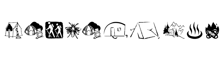 AEZ camping  Free Fonts Download
