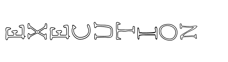 AEZ outline vertical  Free Fonts Download