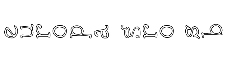 AEZ outline vertical  Free Fonts Download