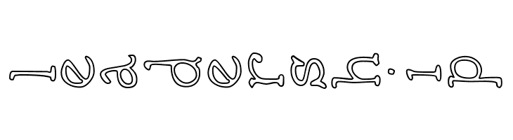 AEZ outline vertical  Free Fonts Download