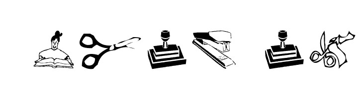 AEZ scrapbooking dings  Free Fonts Download