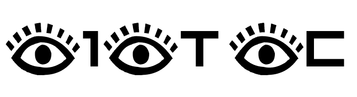 AEZ eyes have it  Free Fonts Download