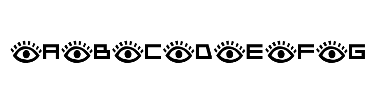 AEZ eyes have it  Free Fonts Download