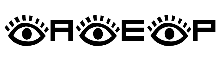 AEZ eyes have it  Free Fonts Download