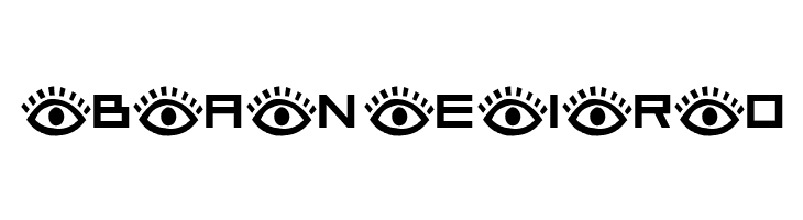 AEZ eyes have it  Free Fonts Download