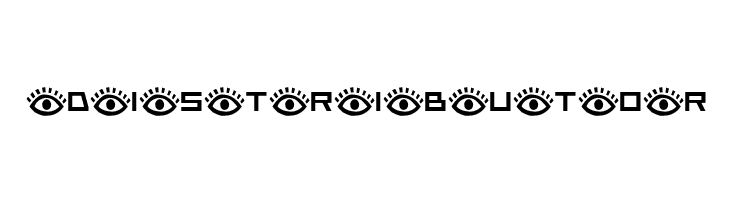 AEZ eyes have it  Free Fonts Download