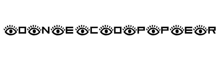 AEZ eyes have it  Free Fonts Download