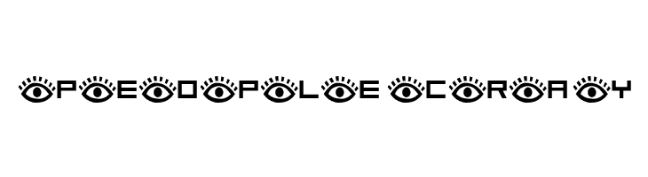 AEZ eyes have it  Free Fonts Download