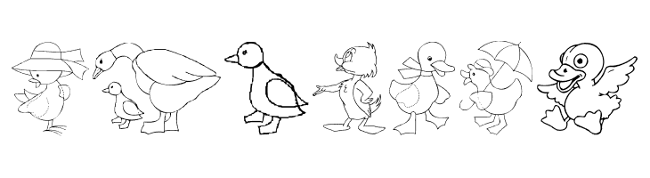AEZ here ducky, ducky  Free Fonts Download