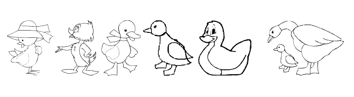 AEZ here ducky, ducky  Free Fonts Download