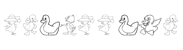 AEZ here ducky, ducky  Free Fonts Download