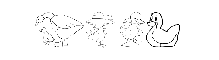 AEZ here ducky, ducky  Free Fonts Download