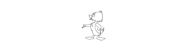 AEZ here ducky, ducky  Free Fonts Download