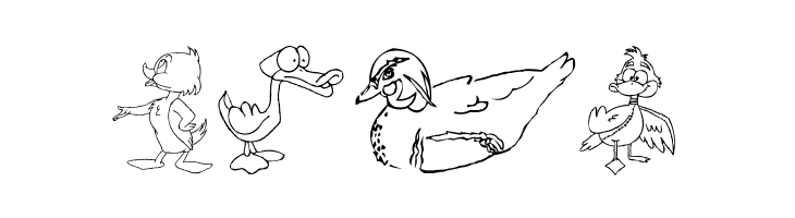 AEZ here ducky, ducky  Free Fonts Download