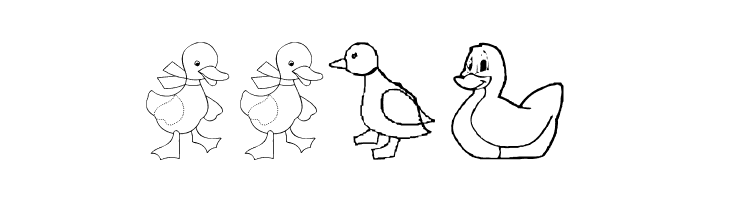 AEZ here ducky, ducky  Free Fonts Download