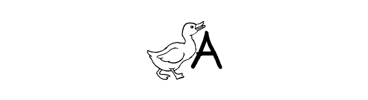 AEZ ducks  Free Fonts Download