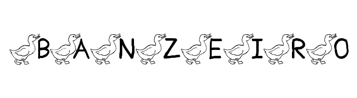 AEZ ducks  Free Fonts Download