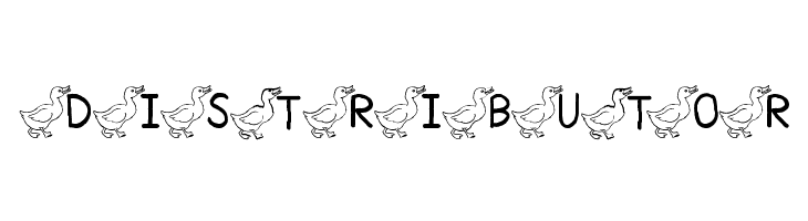 AEZ ducks  Free Fonts Download