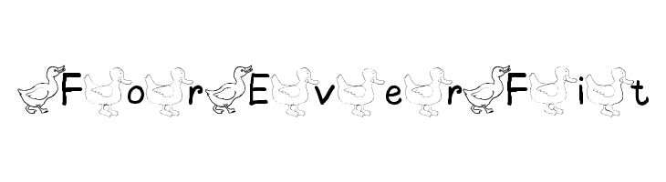 AEZ ducks  Free Fonts Download