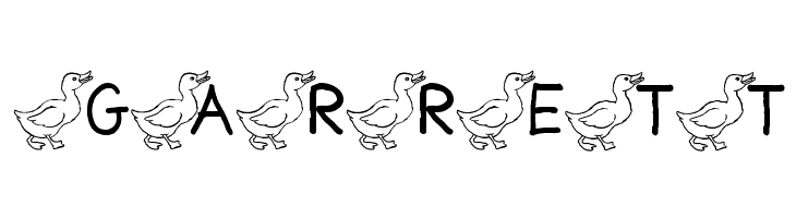 AEZ ducks  Free Fonts Download