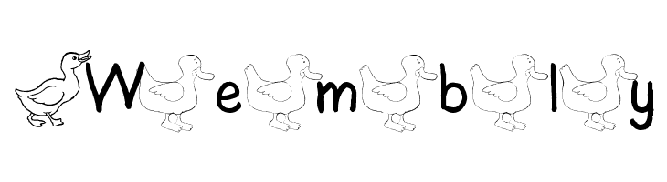 AEZ ducks  Free Fonts Download