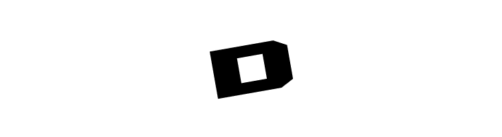 D3 Egoistism leaning  Free Fonts Download