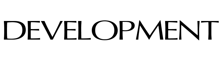 DEVELOPMENT Oregon LDO Extended Font